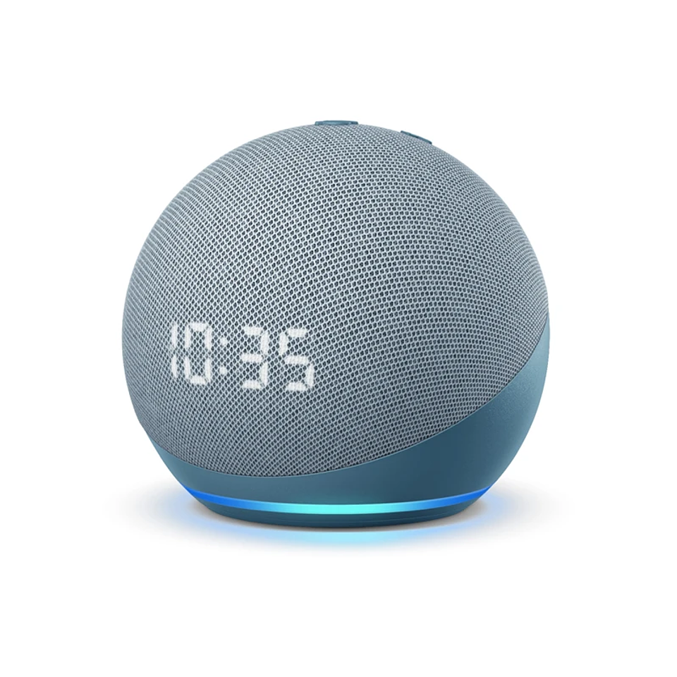 Amazon Echo Dot 4th Gen con Reloj (ALEXA) - Twilight Blue