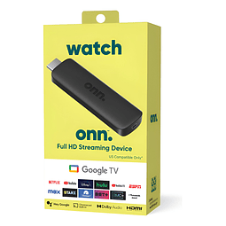ONN Stick FHD Google Tv - Mando a Voz