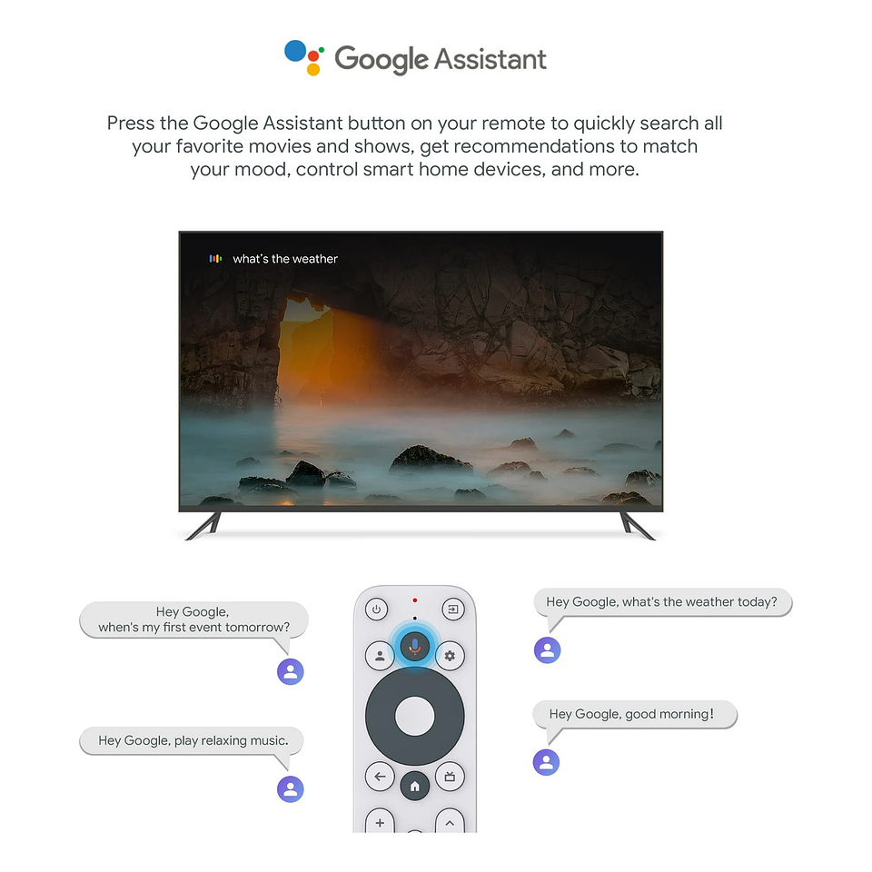 ONN Stick FHD Google Tv - Mando a Voz