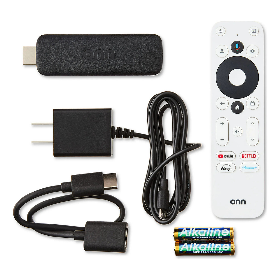 ONN Stick FHD Google Tv - Mando a Voz