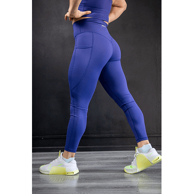 Resistance Legging Blue Matte