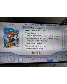 Disco duro externo 500 gb para Wii con 320 Juegos 