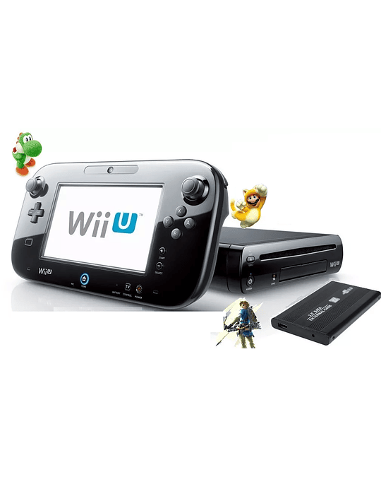 Nintendo Wii U Con Disco Duro De Un Tera Y Retroarch