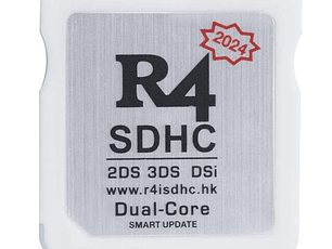 R4 PLATEADA CON 64GB para las 3ds con mas 300 juegos