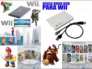 DISCO DURO CON JUEGOS DE WII DE 320GB CON 250 JUEGOS