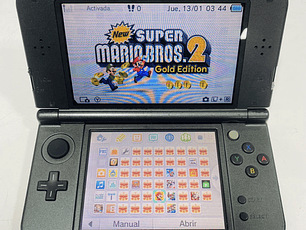 NINTENDO NEW 3DS XL DESBLOQUEADA CON 40 JUEGOS Y 2 TIENDAS GRATIS