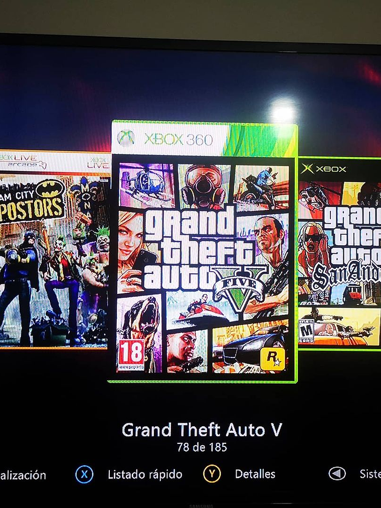 XBOX 360 CON DISCO DURO INTERNO 1GB 4