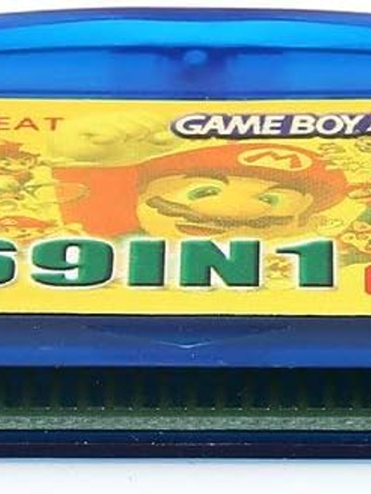 CARTUCHO DE JUEGOS GAMEBOY ADVANCE 369 en 1 2