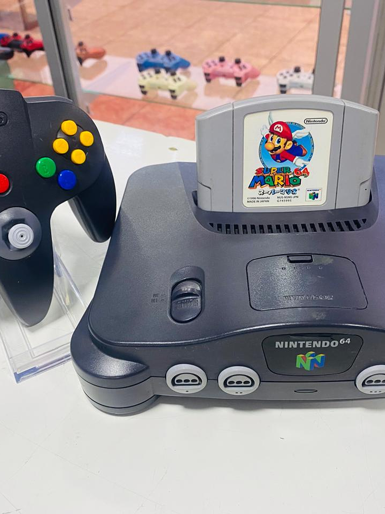 CONSOLA NINTENDO 64 CON UN CONTROL 2