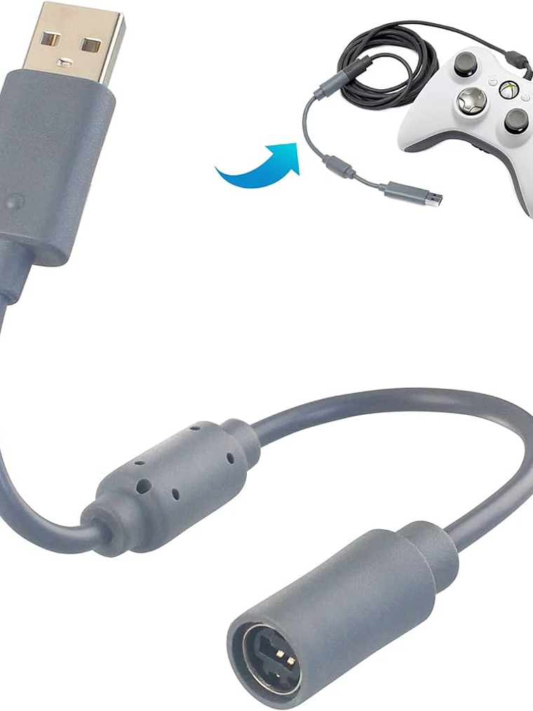 CONECTOR CABLE USB CONTROL XBOX 360 2