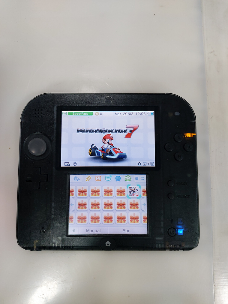 CONSOLA NINTENDO 2DS DESBLOQUEADA CON 40 JUEGOS 1