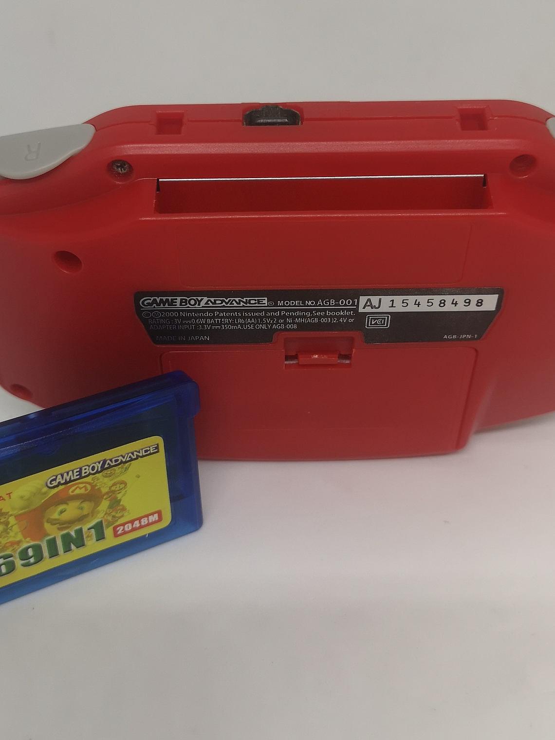 GAMEBOY ADVANCE CON CARTUCHO 4