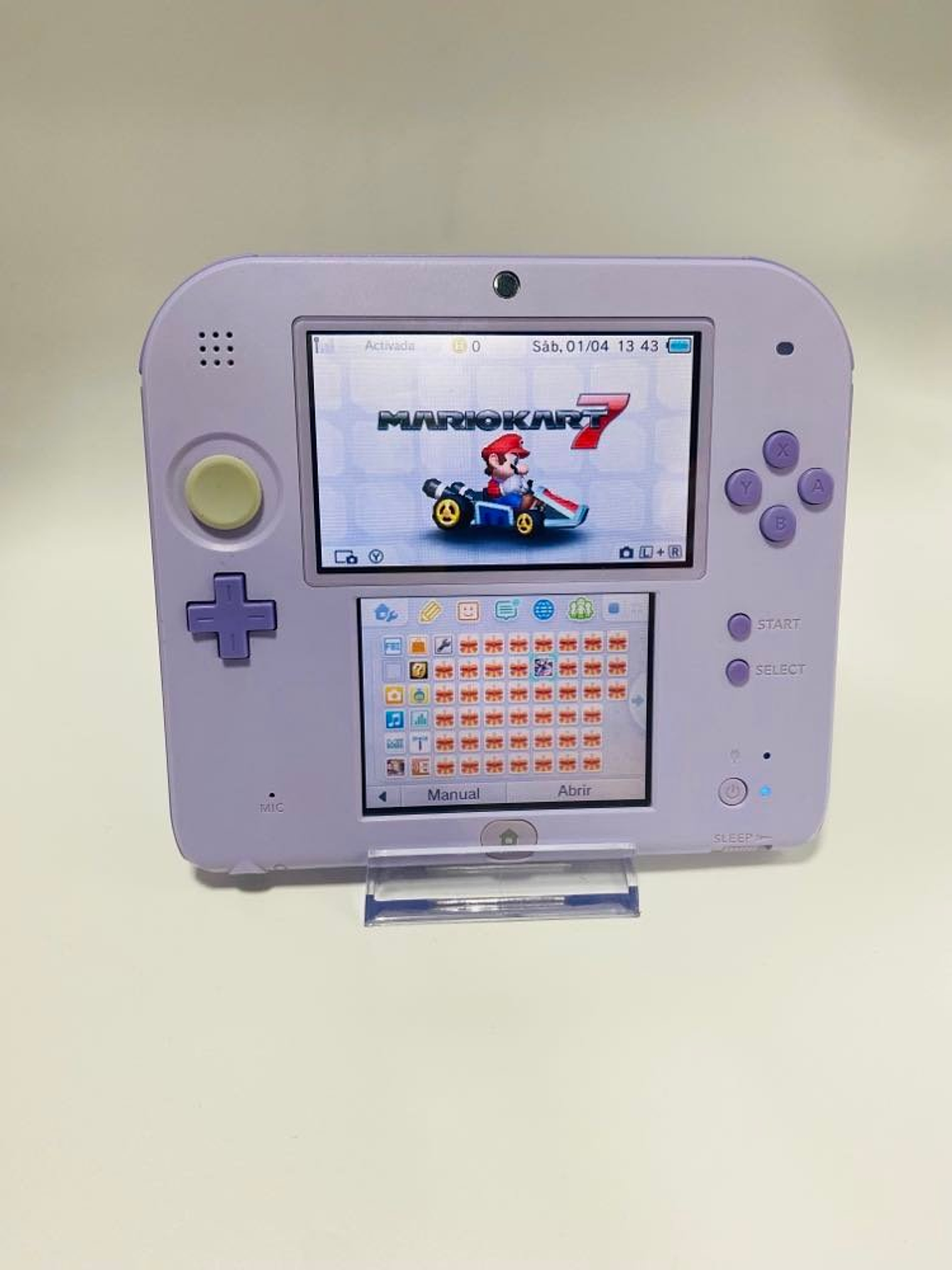 CONSOLA NINTENDO 2DS DESBLOQUEADA CON 40 JUEGOS 9
