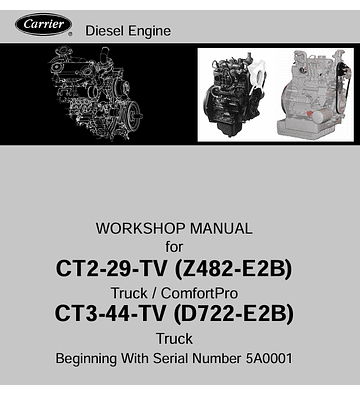 Workshop Manual Z482-E2B desde serial 5A0001