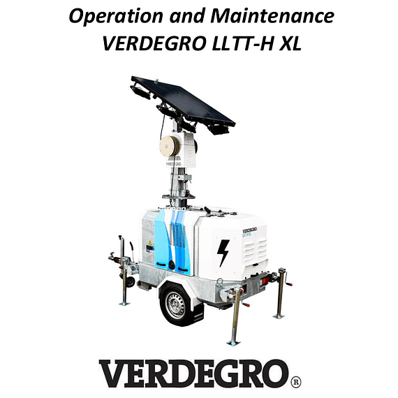 Operation and Maintenance VERDEGRO LLTT-H XL V1.1