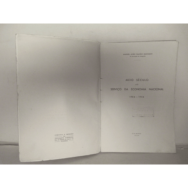 Estrela De Alva Fábrica De Cerâmica 1954 M. Ayres Falcão Machado