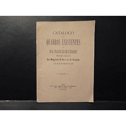 Catálogo Quadros Existentes Palácio Das Necessidades 1892 El-Rei D. Fernando