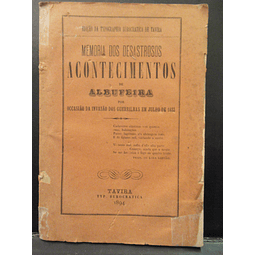 Albufeira Memória Acontecimentos/Invasão Guerrilhas 1894 Typ. Burocrática Tavira