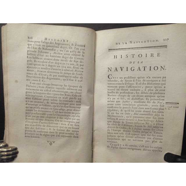 Histoire Progrés De L`Espirit Humain Dans les Sciences 1776 M. Savérien