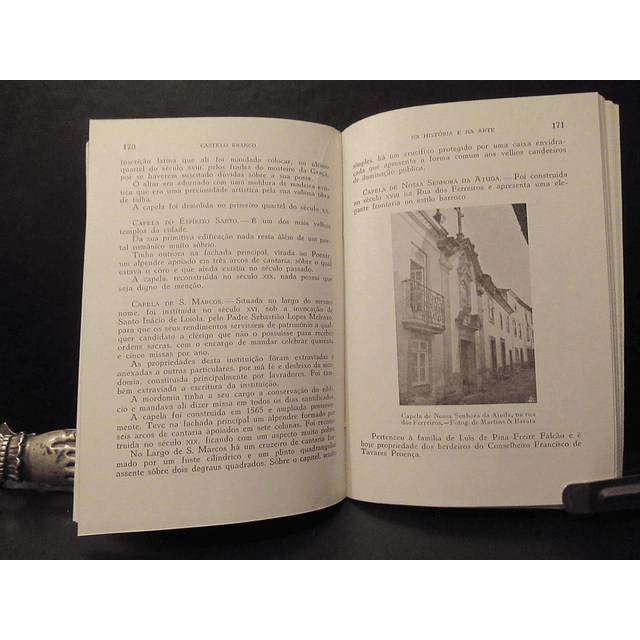 Castelo Branco História/Arte 1958 Manuel Tavares Dos Santos - VENDIDO