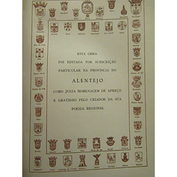 Musa Alentejana Edição Centenário 1954 Conde Monsaraz/Alberto Souza -VENDIDO