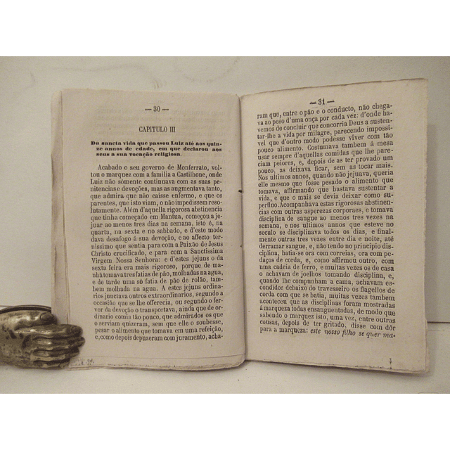 Vida De S. Luiz Gonzaga Protetor Estudantes 1875 M. Tavani D. C. D. J.