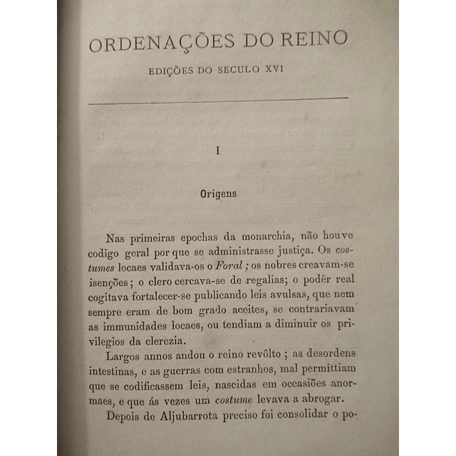 Ordenações Do Reino Edições Século XVI 1874 Tito De Noronha