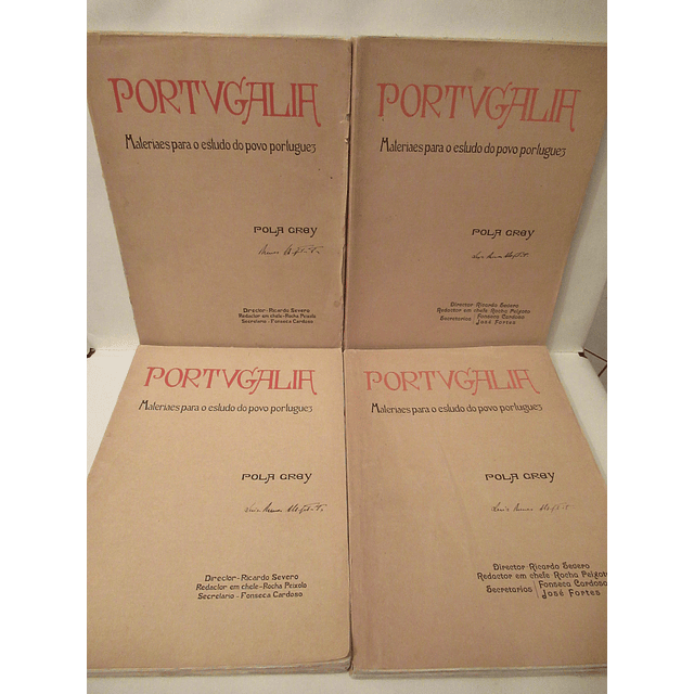 Portugália Materiais Estudo Povo Português 1906 Ricardo Severo/Rocha Peixoto/Fonseca Cardoso