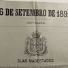 Covilhã 6 De Setembro De 1891 Suas Magestades/Caminhos De Ferro