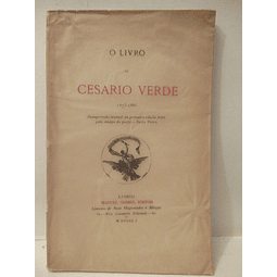 O Livro De Cesário Verde 1873-1886 Silva Pinto  VENDIDO