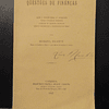 Questões De Finanças/Contabilidade/Orçamentos 1893 Manuel Duarte