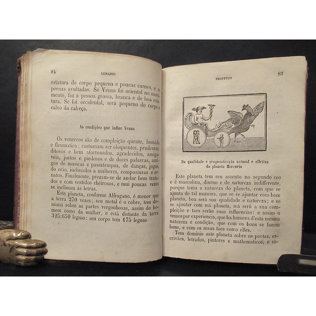 Lunario E Prognostico Perpétuo 1876 Jerónimo Cortez Valenciano/António Da Silva Brito