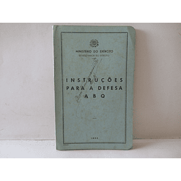 Instruções Para Defesa ABQ/Guerra Biológica 1954 Ministério Do Exército