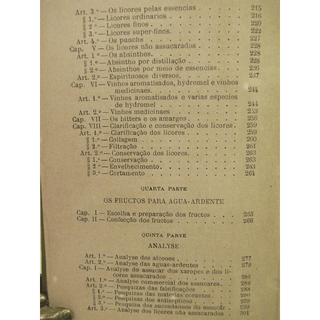 A Fabricação Dos Licores 1902 J. De Brevans - VENDIDO