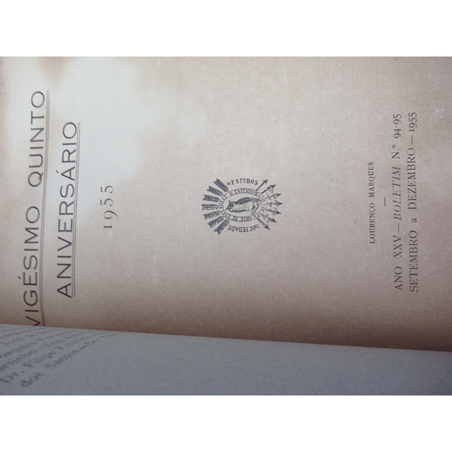 Moçambique Vigésimo Quinto Aniversário 1955 Boletim Província De Moçambique