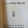 Homenagem  À Virgem Da Fátima/Papa Pio XII 1942 Seminaristas Do Algarve