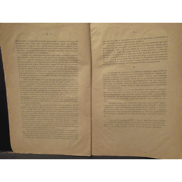 Legislação Eleitoral Decreto 8 Março 1895/Carta Constitucional/Código Civil