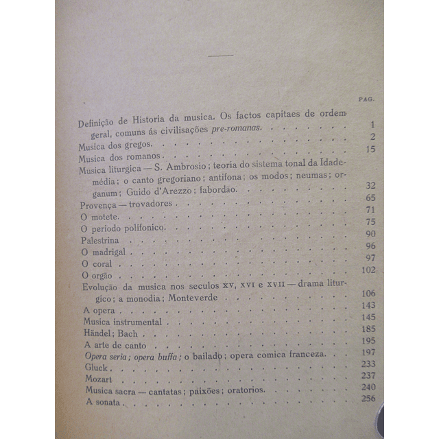 História Da Evolução Musical Dos Gregos/Presente 1924 B. V. Moreira De Sá