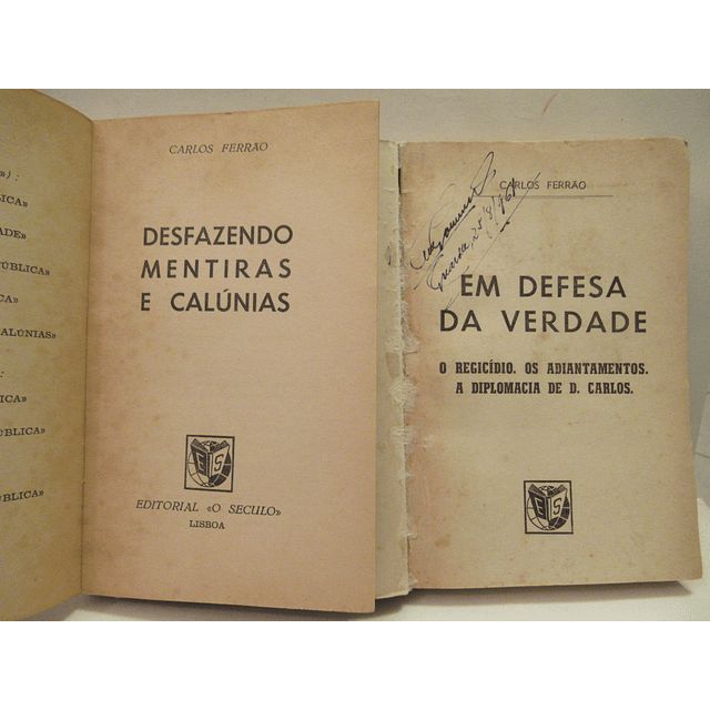 Republica/Defesa Da Verdade/Desfazendo Mentiras/Calúnias 1961/7Carlos Ferrão