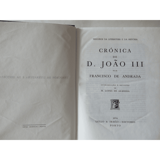 Crónica De D. João III/Francisco De Andrada 1976 M. Lopes De Almeida