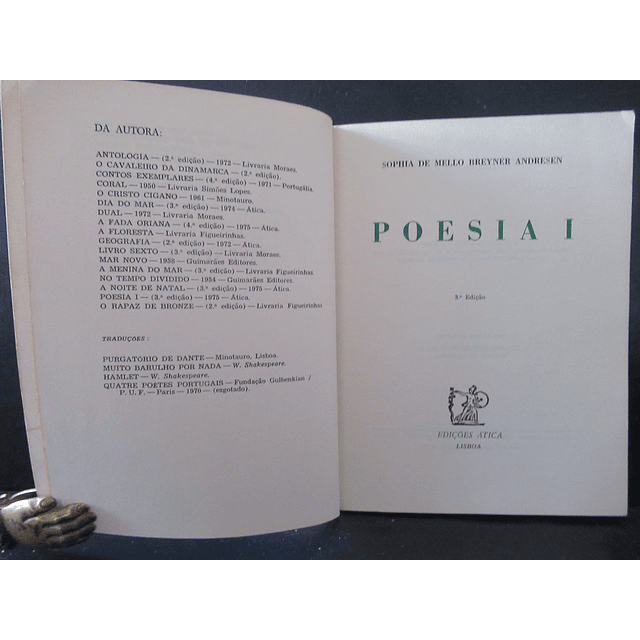 Poesia I 1975 Sofia De Melo Breyner Andersen