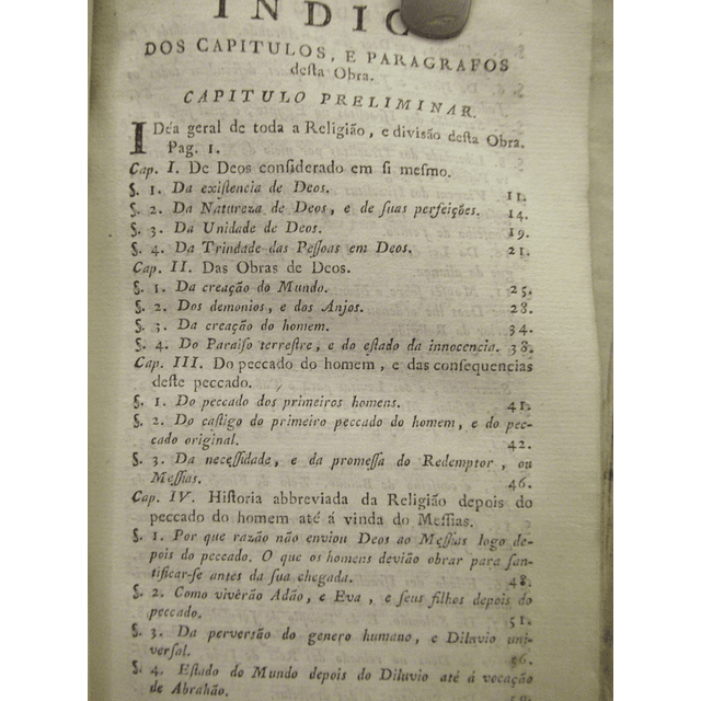 Instruções Gerais Catecismo/Explicação História/Dogmas 1770/3 Carlos Joaquim Colbert