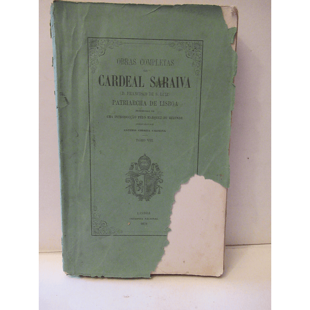 Glossário Palavras/Frases Derivadas Francês/Línguas Orientais/Africanas 1878 Cardeal Saraiva