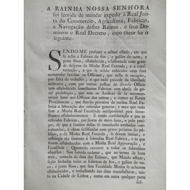 Regimento/Decretos E Editais Ensaiadores/Ourives Fábricas De Fio Ouro/Prata 1791/93