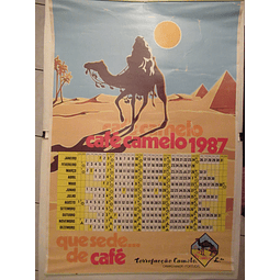 Calendário Café Camelo 1987