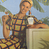 Cartaz Publicitário Rhum Tamaris !950/60