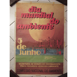 Cartaz Publicitário Dia Mundial Do Ambiente 1979 m. Céu