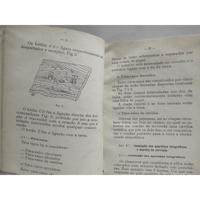 Instruções Serviço Telegráfico/Telefónico E.3/Exploração 1928 Caminhos Ferro Portugueses