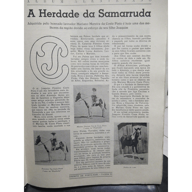 Album Alentejano Tomo III Portalegre 1937 Pedro Muralha/Luiz Beleza - VENDIDO