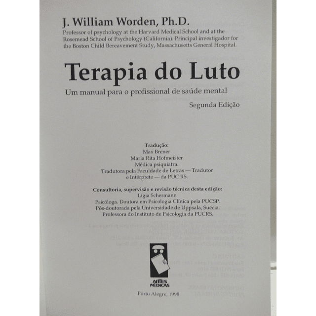 Terapia Do Luto 1998 J. William Worden